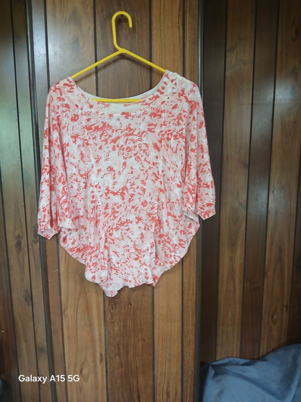 Weekend Max Mara Coral and White Printed Tunic